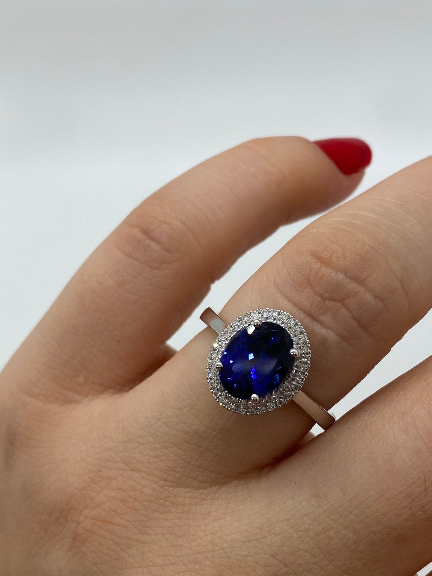 Tanzanite Ring R22610 - Royal Gems and Jewelry