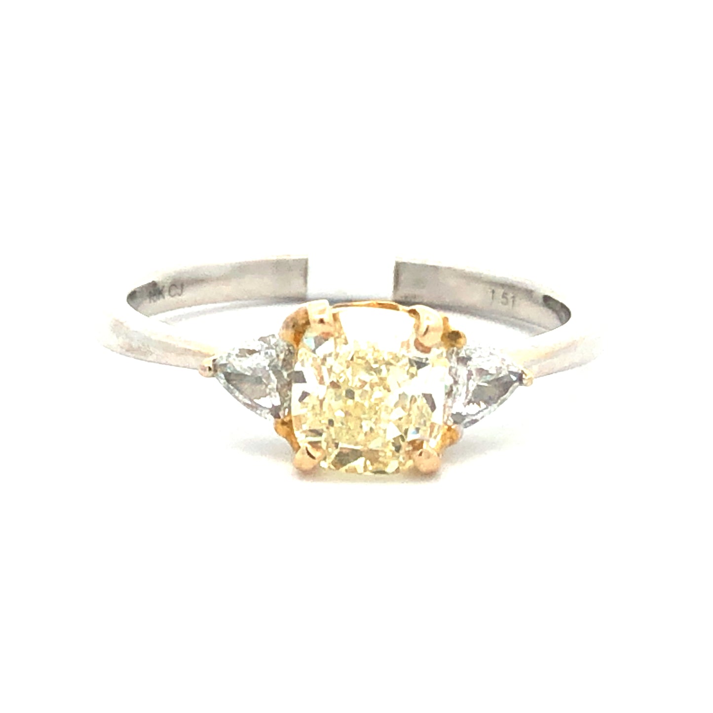 YELLOW DIAMOND RING R22754