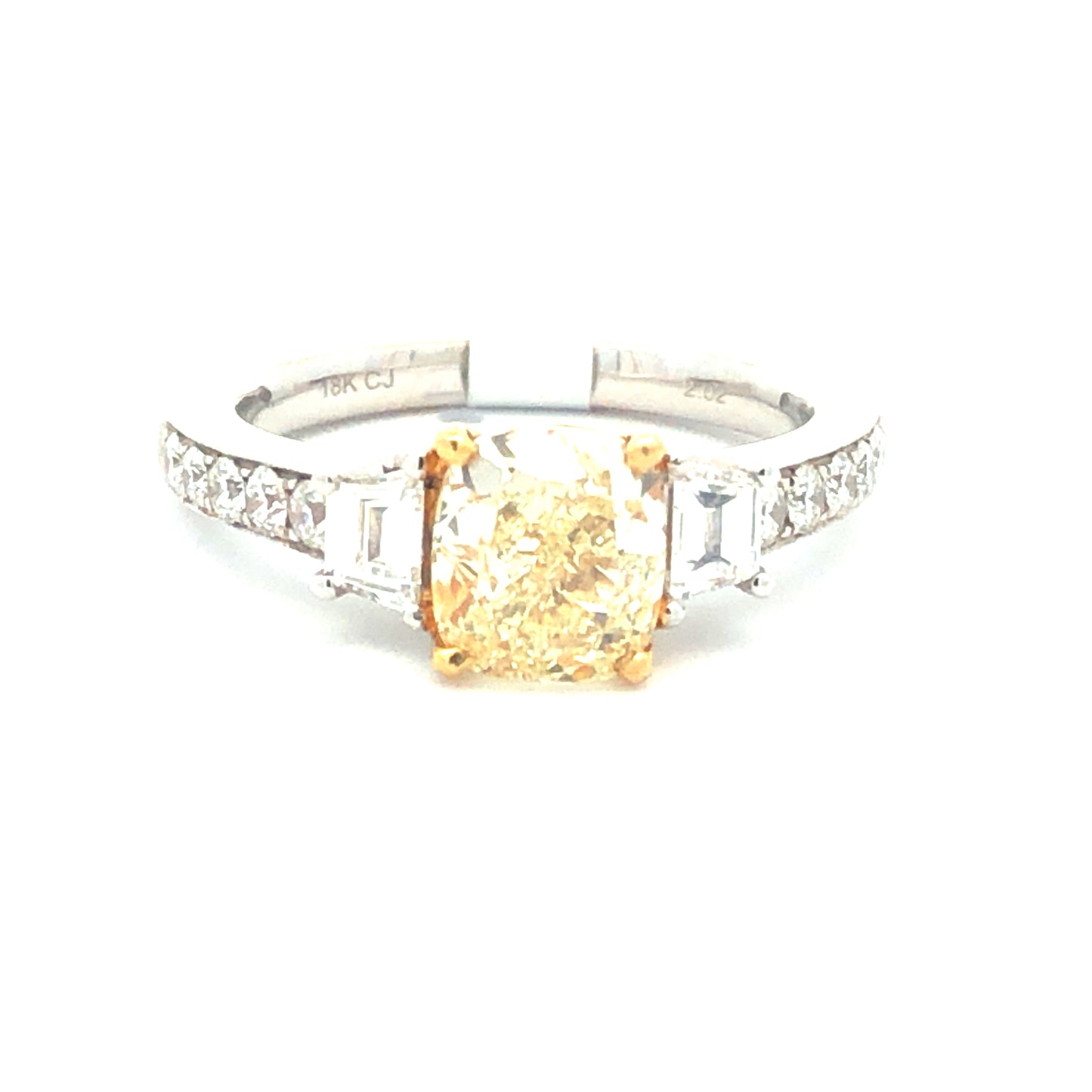 YELLOW DIAMOND RING R22756