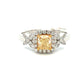 Yellow Diamond Ring FR12610TT | R22771 - Royal Gems and Jewelry