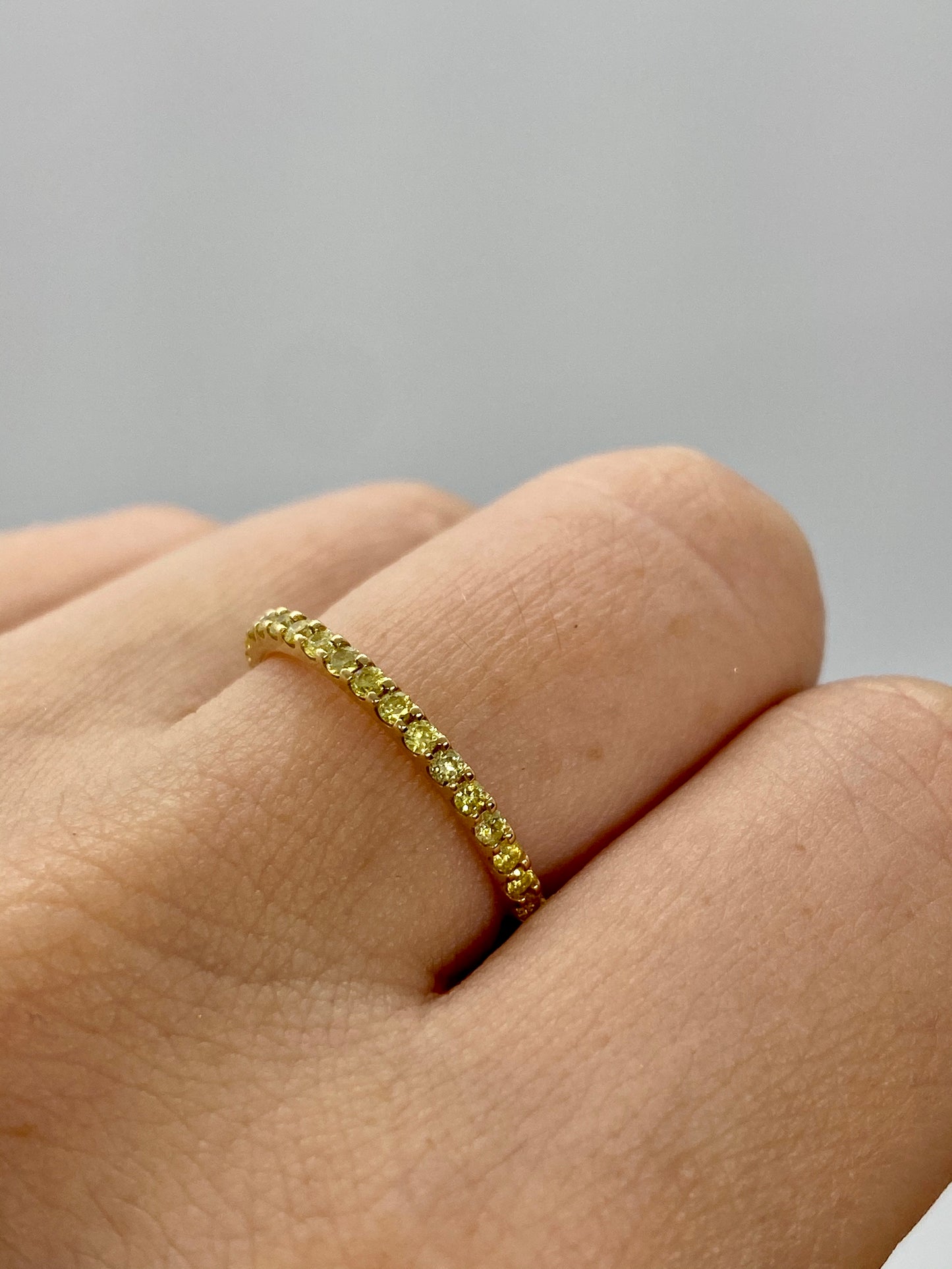 Yellow Diamond Ring R23099 - Royal Gems and Jewelry