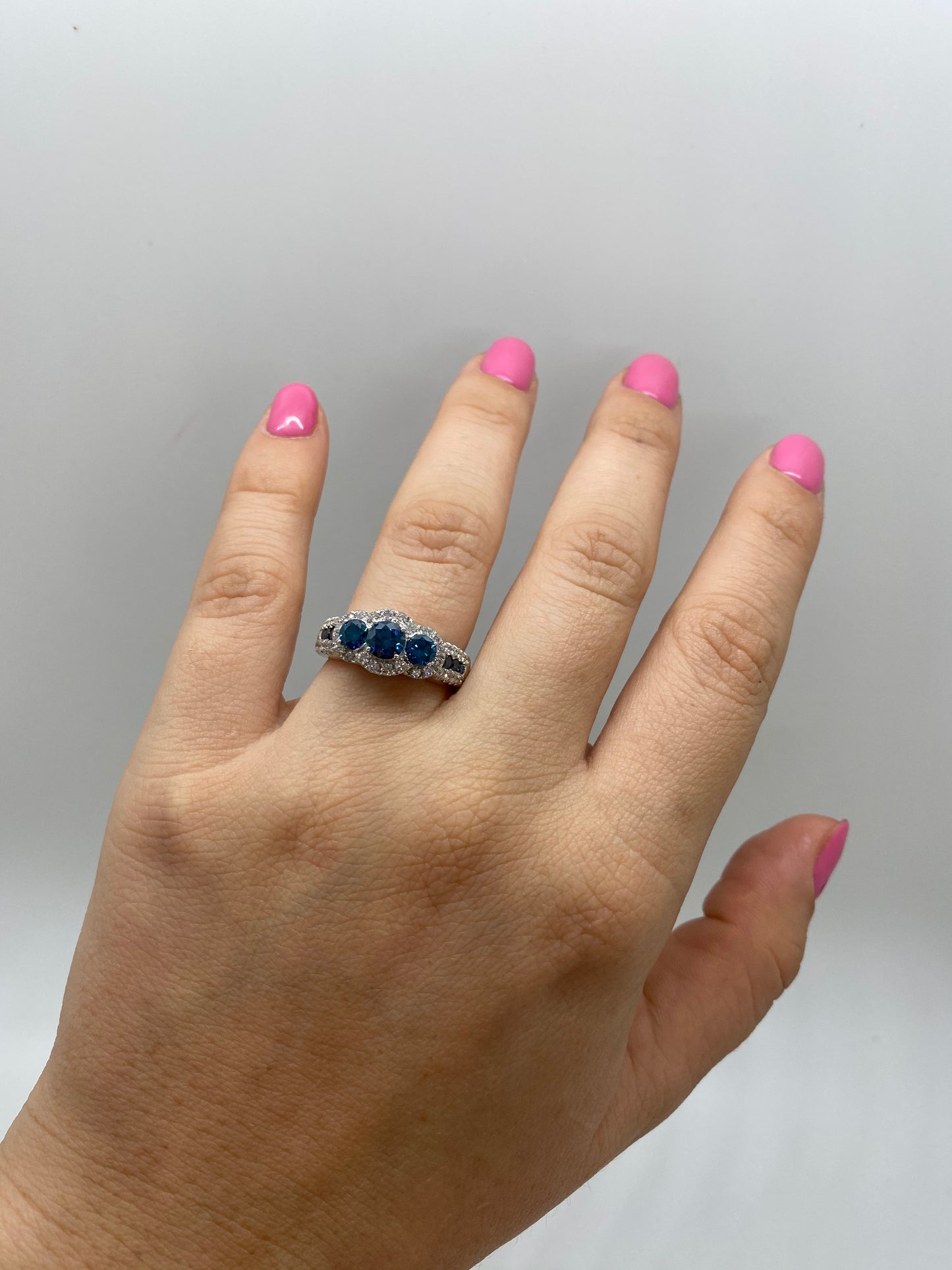 Blue Diamond Ring R23111