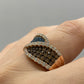 14KT Chocolate Diamond Ring R23196 - Royal Gems and Jewelry