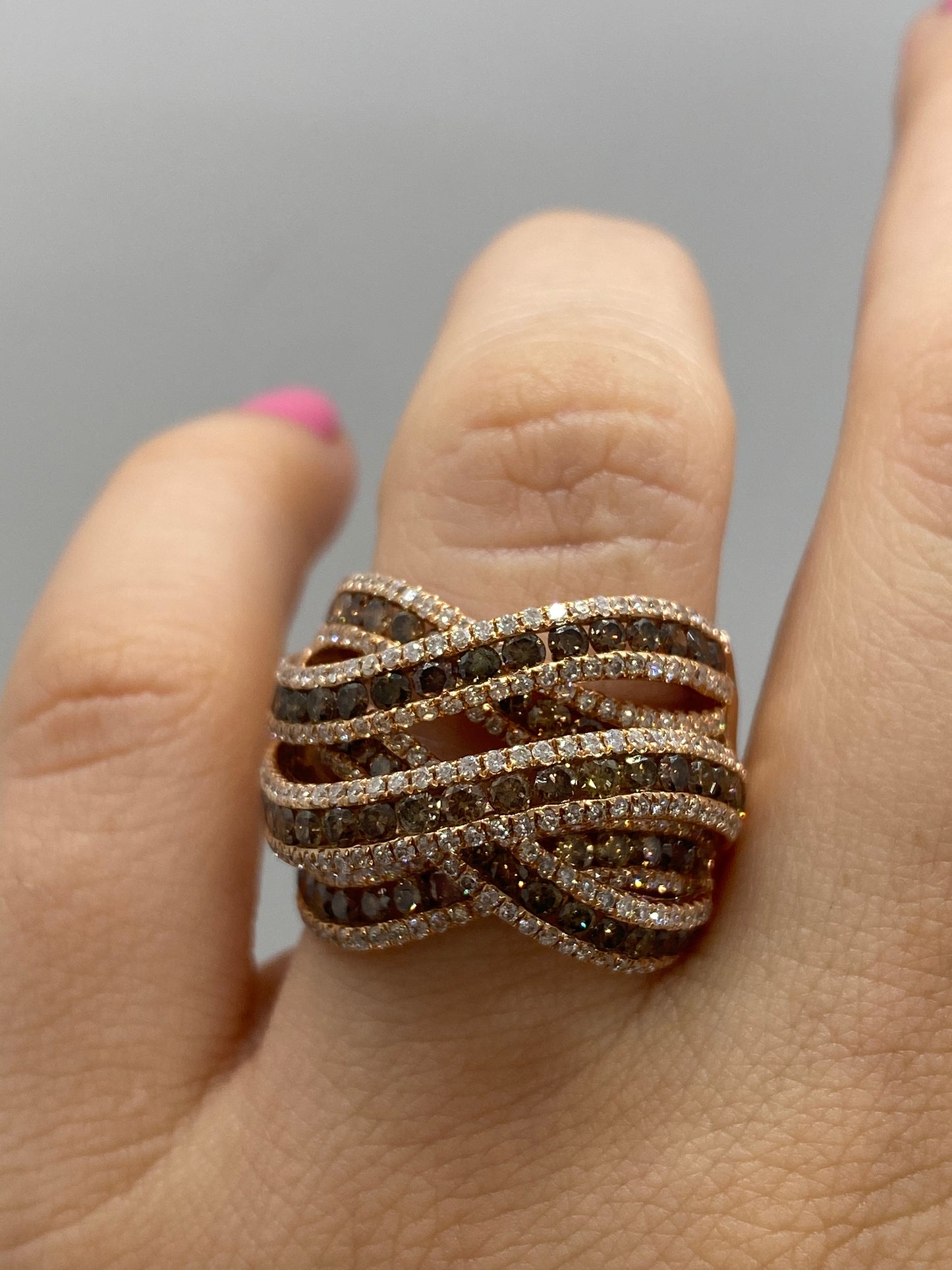 Chocolate Diamond Ring R23313