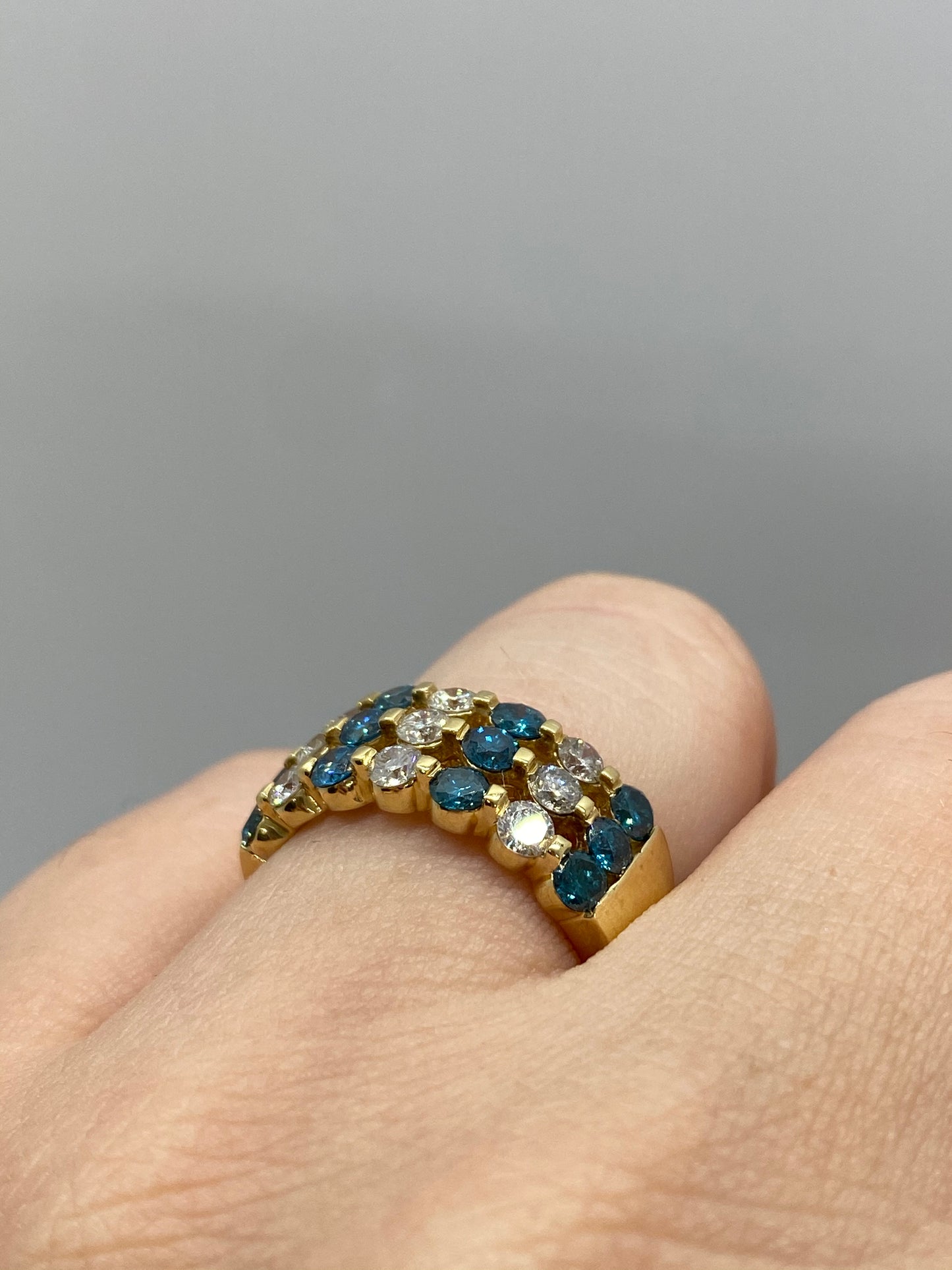 Blue Diamond Ring R23348