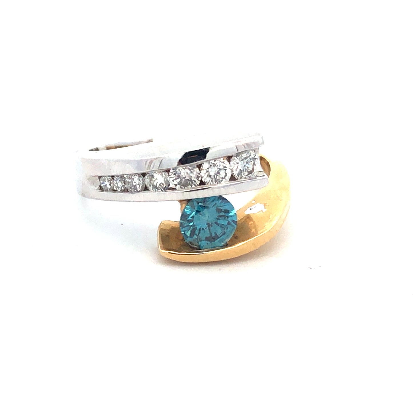 Blue Diamond Ring R23373