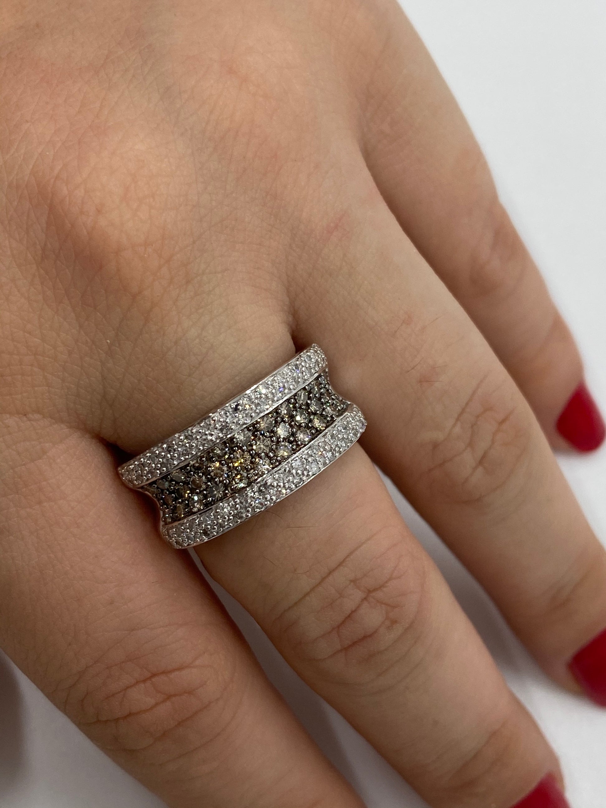 Chocolate Diamond Ring  R23719 - Royal Gems and Jewelry