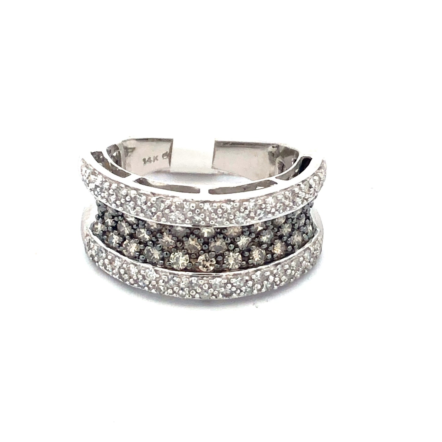 Chocolate Diamond Ring  R23719 - Royal Gems and Jewelry