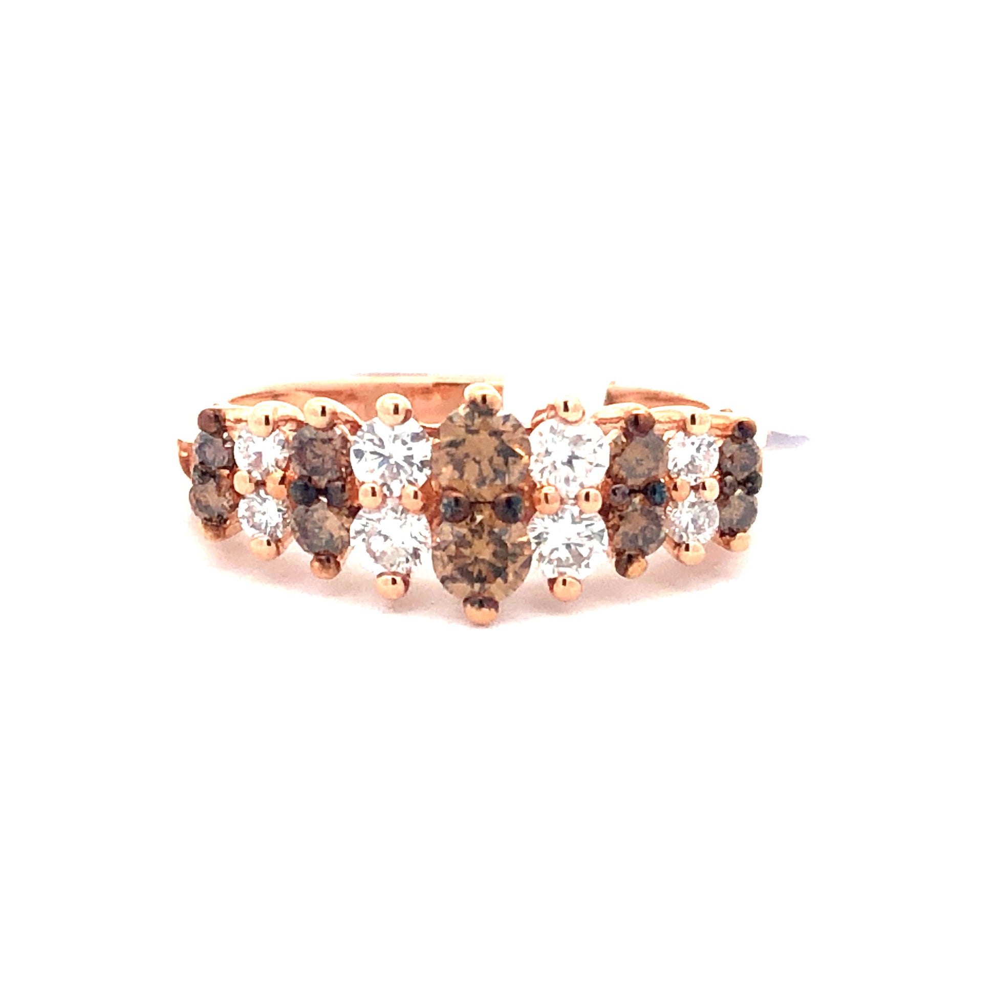 Chocolate Diamond Ring R23782 - Royal Gems and Jewelry