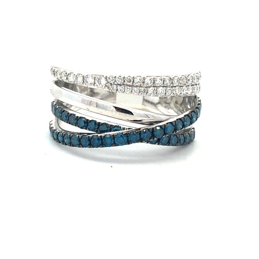 Blue Diamond Ring R24190