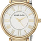 Anne Klein Women's Bracelet Watch, Silver-tone/Gold Tone W12581