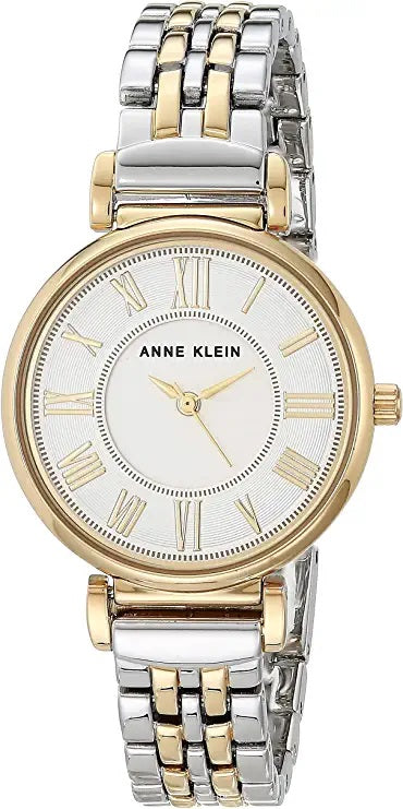 Anne Klein Women's Bracelet Watch, Silver-tone/Gold Tone W12581