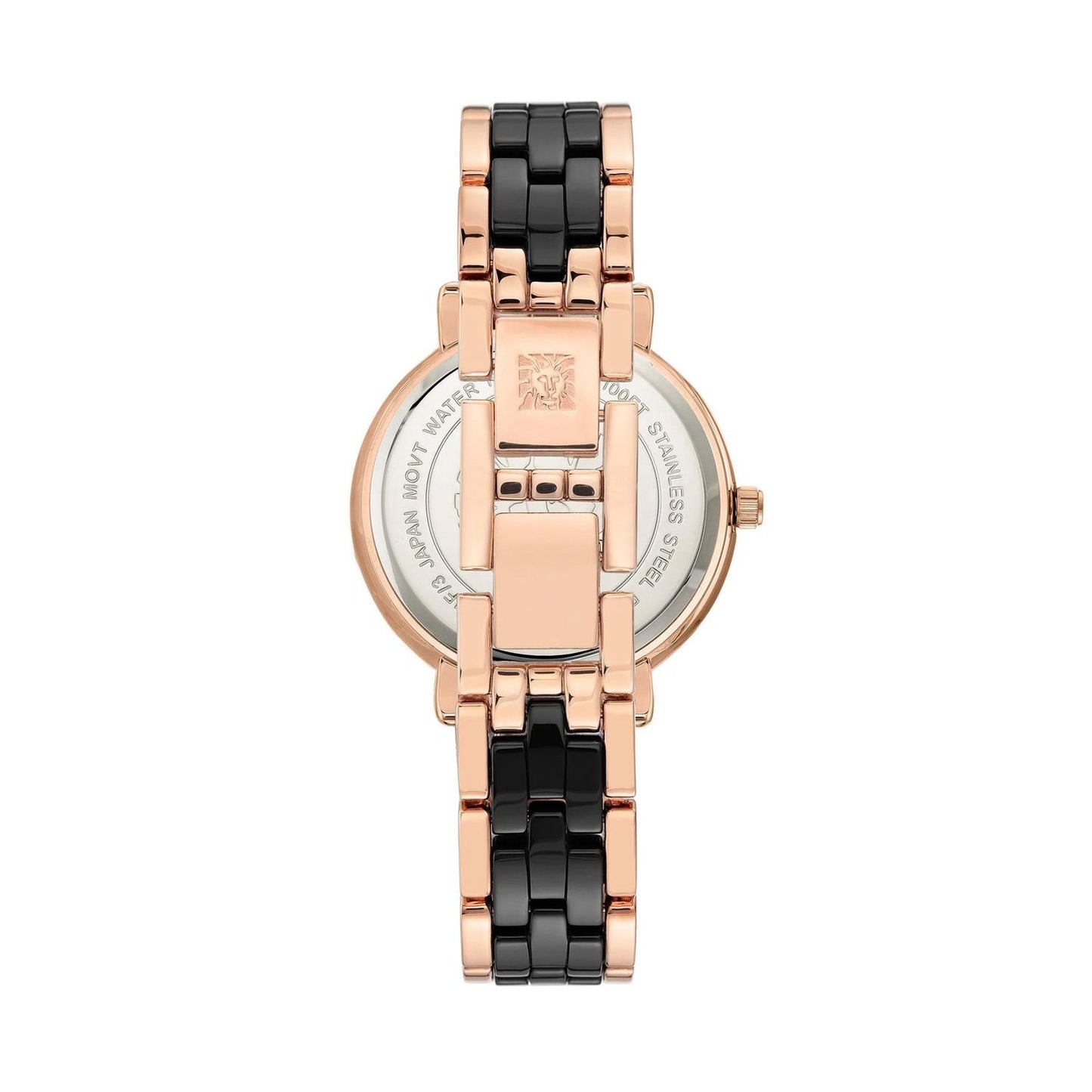 Anne Klein Women's Premium Crystal Accented Ceramic Bracelet Watch W12621