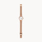 Skagen Freja Lille Rose Gold-Tone Steel Mesh Watch W12654