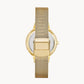 Skagen Anita Lille Gold-Tone Steel Mesh Watch W12656