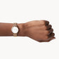 Skagen Signatur Lille Slim Rose Gold-Tone Steel Mesh Watch W12663