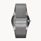 Skagen Melbye Titanium and Charcoal Steel Mesh Day-Date Watch W12668