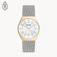 Skagen Grenen Three-Hand Date Silver Stainless Steel Mesh Watch W12676