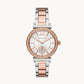 Michael Kors Abbey Three-Hand Two-Tone Stainless Steel Watch W12695