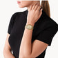 Michael Kors Lennox Three-Hand Gold-Tone Stainless Steel Watch W12705