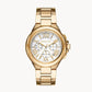 Michael Kors Camille Chronograph Gold-Tone Stainless Steel Watch W12708