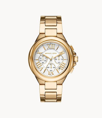 Michael Kors Camille Chronograph Gold-Tone Stainless Steel Watch W12708