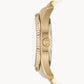Michael Kors Lexington Multifunction Gold-Tone Stainless Steel Watch W12722