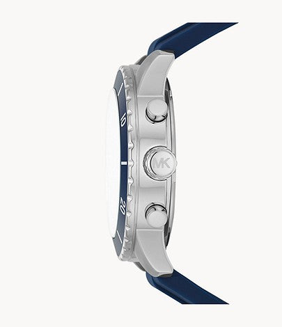 Michael Kors Chronograph Navy Silicone Watch W12727