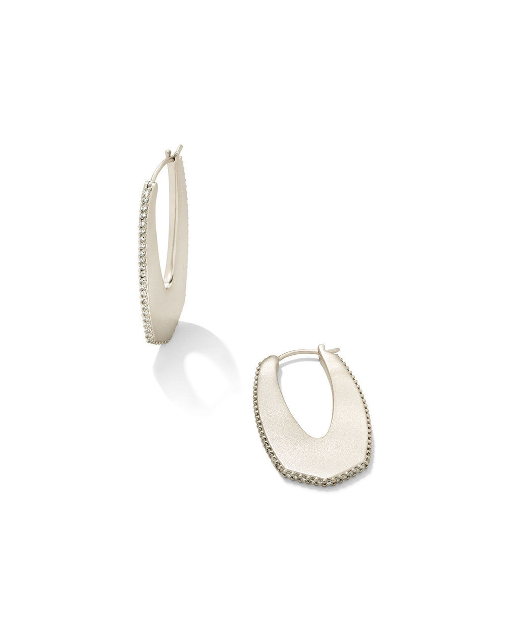 Adeline Hoop Earrings in Silver | 9608801006