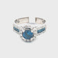 Blue Diamond Ring R17167