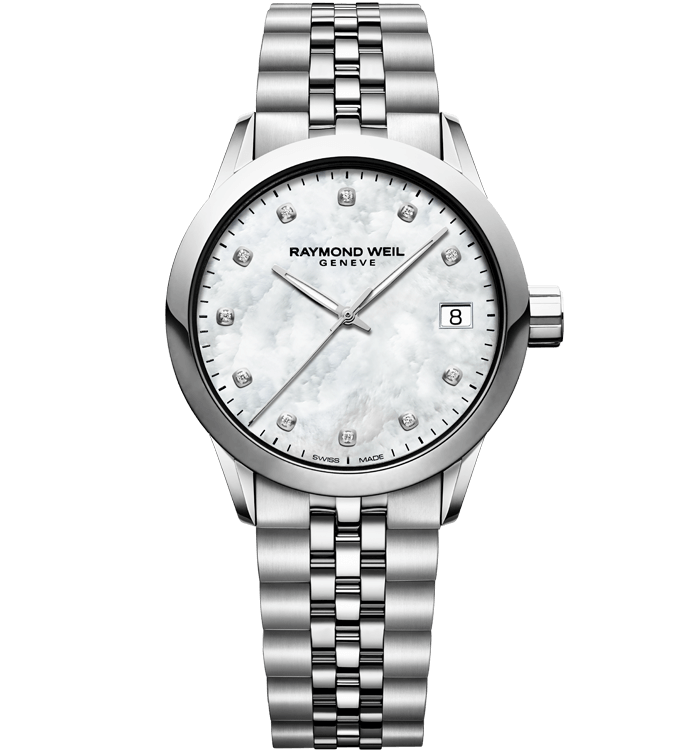 Freelancer Ladies Quartz Mother-of-Pearl Diamond Date Watch 5629-ST-97081