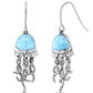Jellyfish Larimar Earrings EJELL00-00 | D07499