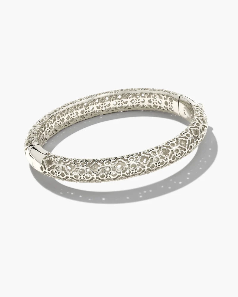 Abbie Bangle Bracelet in Silver | 9608800117