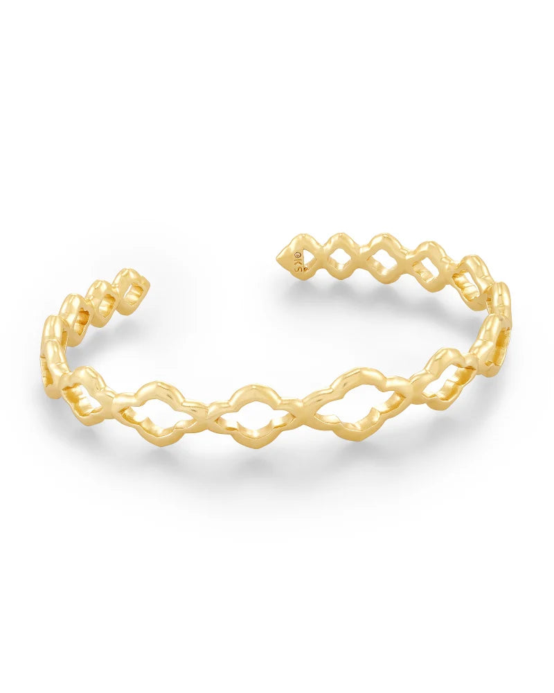 Abbie Cuff Bracelet in Gold | 4217719485