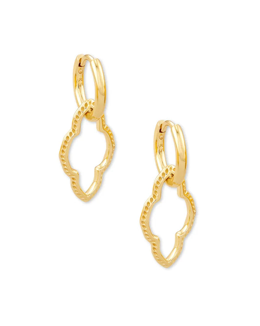 Abbie Huggie Earrings in Gold | 4217719471