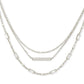 Addison Triple Strand Necklace in Gold | 4217717790