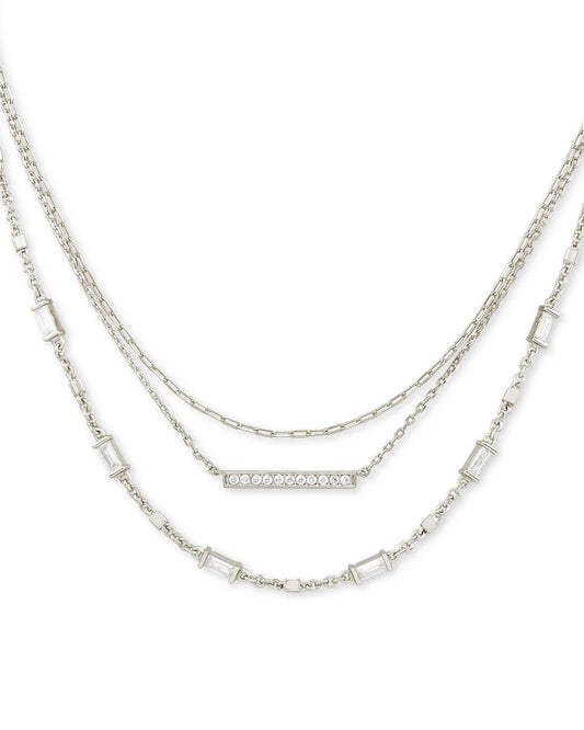 Addison Triple Strand Necklace in Gold | 4217717790
