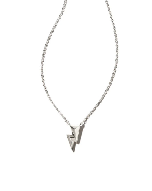 Bolt Pendant Necklace in Silver | 9608801868