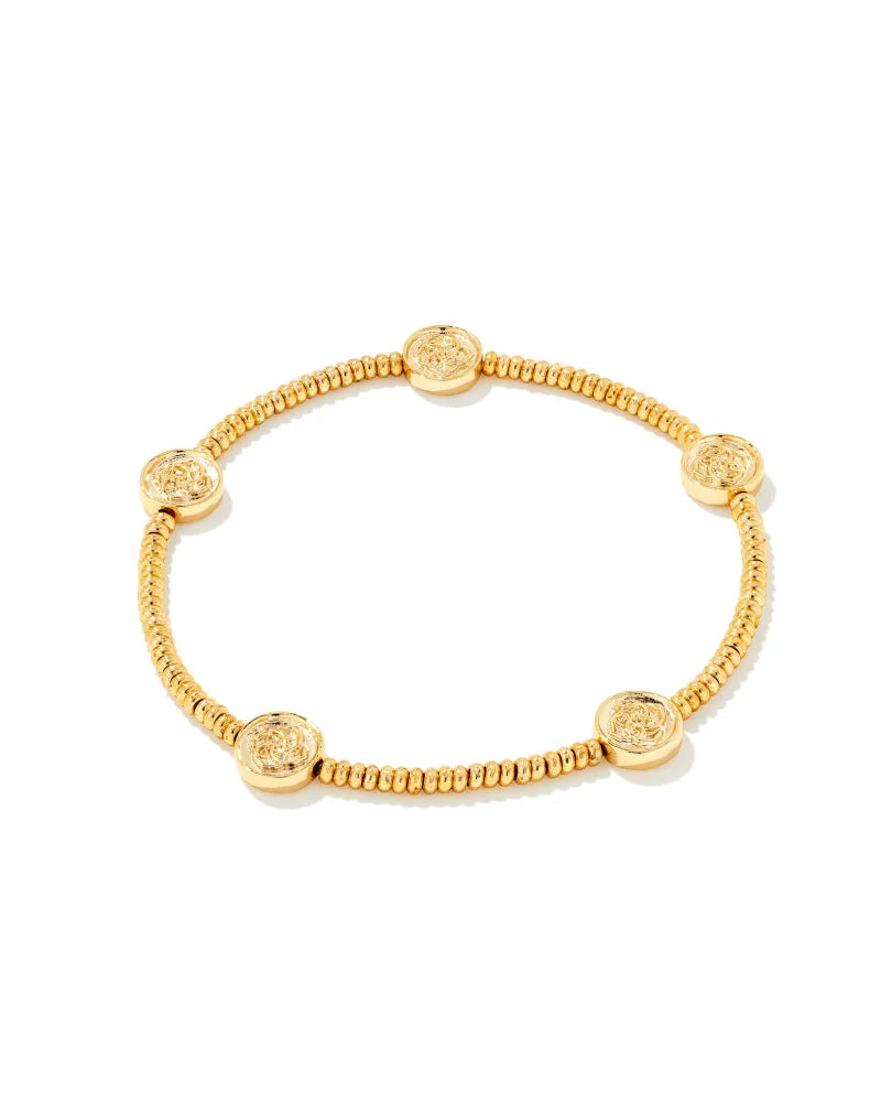 Dira Coin Stretch Bracelet in Gold | 9608802432