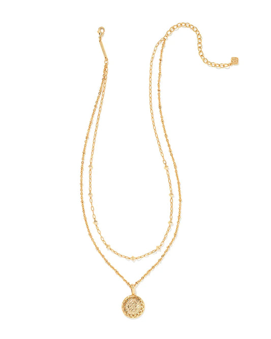 Harper Multi Strand Necklace in Gold | 9608801875