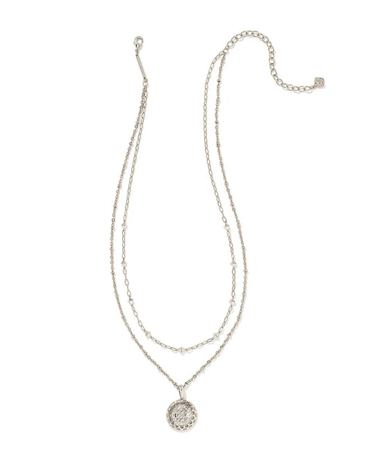 Harper Multi Strand Necklace in Silver | 9608801876