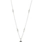 Nola Short Pendant Necklace in Platinum Drusy | 4217704875