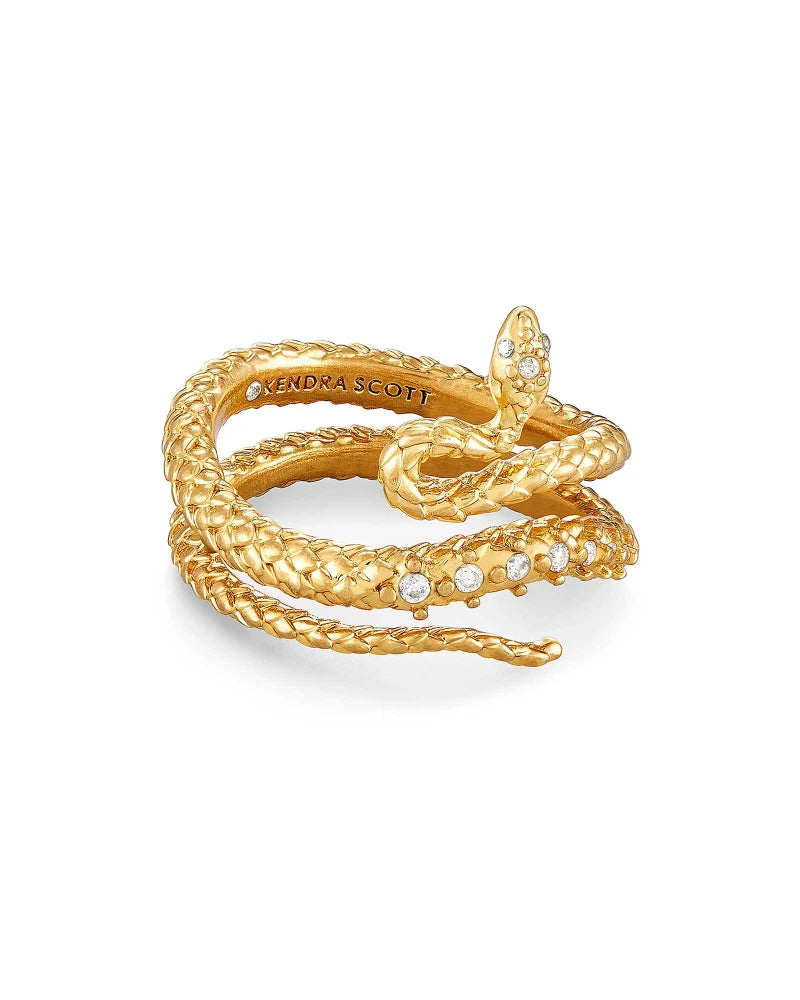 Phoenix Wrap Ring in Vintage Gold | 4217707145