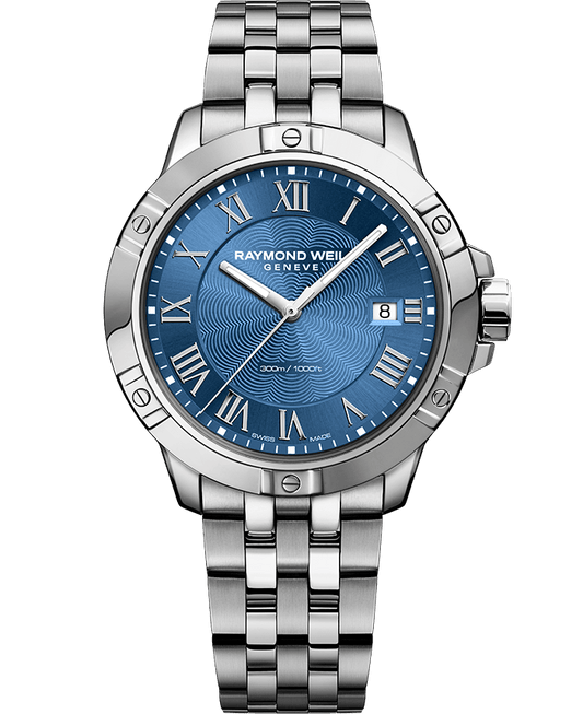 Tango Classic Men's Quartz Steel Blue Bracelet Watch, 41mm  8160-ST-00508 | W09069